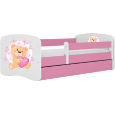 Kocot Kids babydreams pink teddybear butterflies gulta ar atvilktni un matraci 140/70