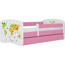 Kocot Kids Gulta babydreams pink map bez kastes ar matraci 160/80