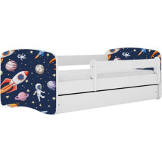 Kocot Kids Gulta babydreams white cosmos bez kastes ar matraci 140/70