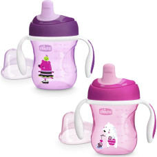 Chicco 00006921100000 Kubek niekapek z ustnikiem 6m+ girl