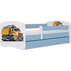 Kocot Kids babydreams blue truck gulta ar atvilktni un matraci 160/80