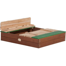 AXI Ella Sandpit AXI wooden sandbox with benches