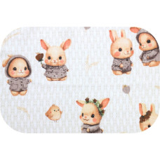 Minikid Diaper - 14411  - TETRA PRINT - EGA - SWEET BUNNY - size 70x80 cm