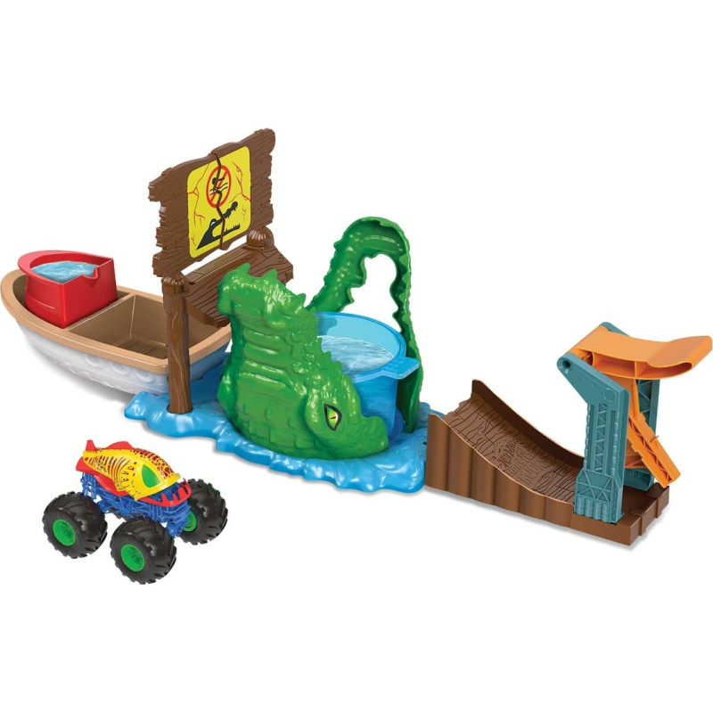 Hot Wheels® Monster Trucks®  värvimuutusega alligaatori komplekt