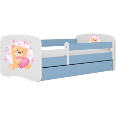 Kocot Kids babydreams blue teddybear butterflies gulta bez atvilktnes ar matraci 160/80