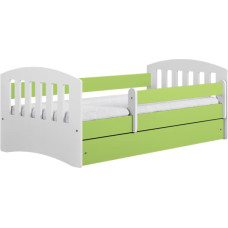 Kocot Kids classic 1 green gulta ar atvilktni un matraci 180/80