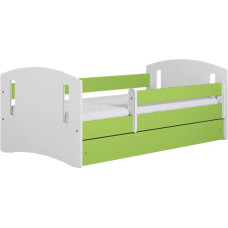 Kocot Kids classic 2 green gulta ar atvilktni un matraci 180/80