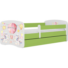 Kocot Kids Gulta babydreams green balloon bez kastes ar matraci 140/70