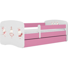 Kocot Kids Gulta babydreams pink bunnies with butterflies bez kastes ar matraci 140/70