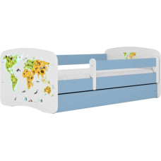 Kocot Kids Gulta babydreams blue map bez kastes ar matraci 140/70