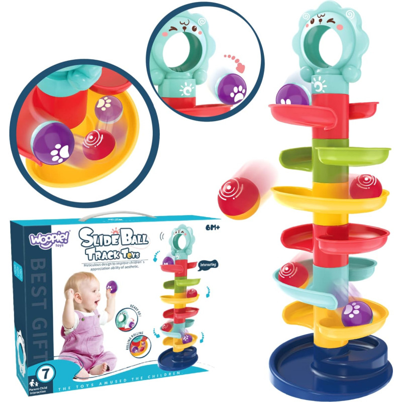 Woopie BABY kuularata – spiraalisarja + 2 palloa