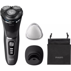 Philips Shaver Series 3000, Wet & Dry skuveklis (lādējams), melns S3343/13