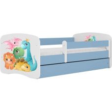 Kocot Kids Gulta babydreams blue tiny dinos ar kasti ar matraci 180/80