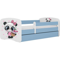 Kocot Kids babydreams blue panda gulta bez atvilktnes ar matraci 160/80