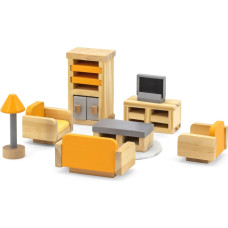 Viga PolarB Zestaw Mebelków do Domku dla Lalek Salon