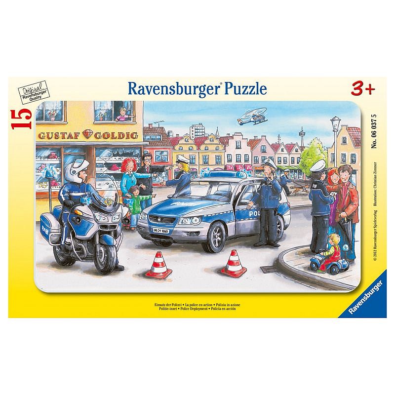 Ravensburger Plakanā puzle 15elem. R06037 IZPĀRDOŠANA