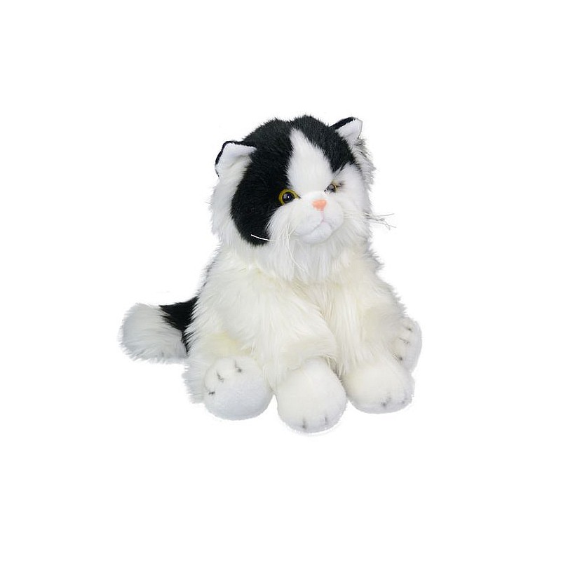 ANEK FLUFFY FAM Mīkstā rotaļlieta CAT 30cm 26116 melns/balts