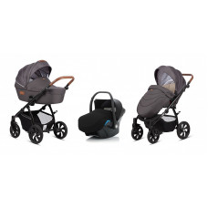 TUTIS AERO Universālie rati 3in1, 103 Dark Grey