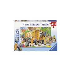 Ravensburger puzle 2X24 Garbage trucks R 09192