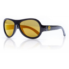 SHADEZ Designer Polka Sunflower Black Junior bērnu saulesbrilles, 3-7 gadi SHZ 49