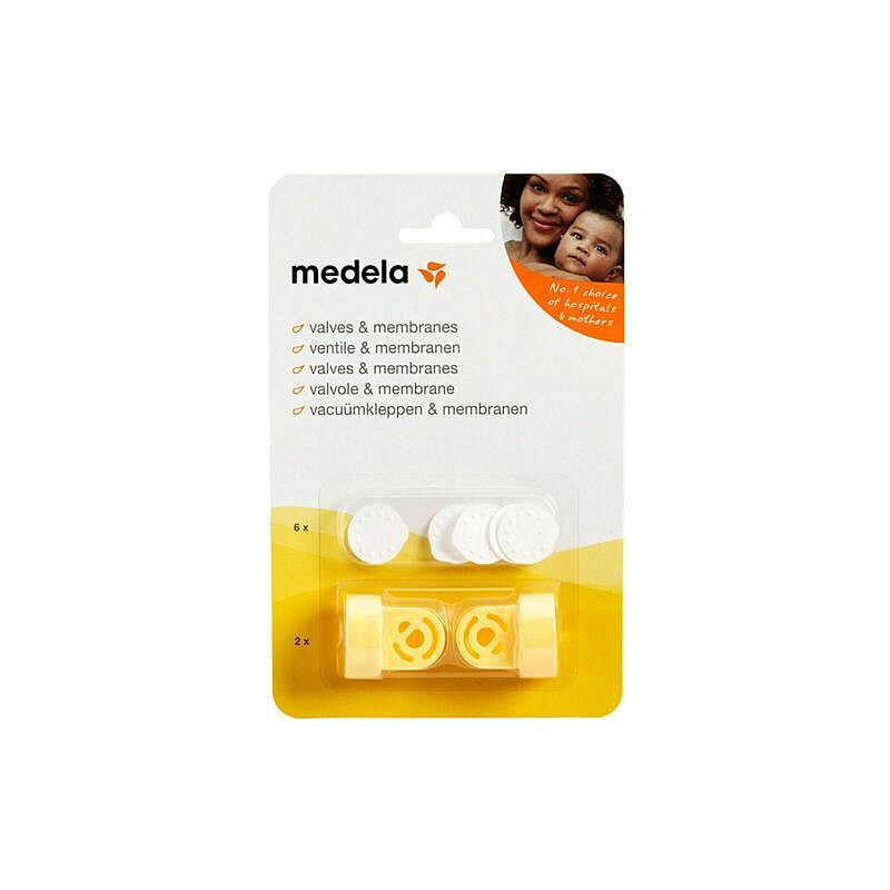 MEDELA Piena sūkņa 2 vārsti + 6 membrānas, 800.0727