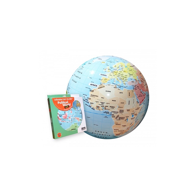 CALY piepūšams globuss-bumba Political World 42cm, 40957