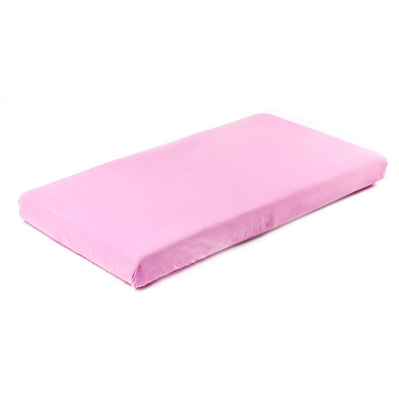 SENSILLO JERSEY palags ar gumiju 120x60cm PINK 2207