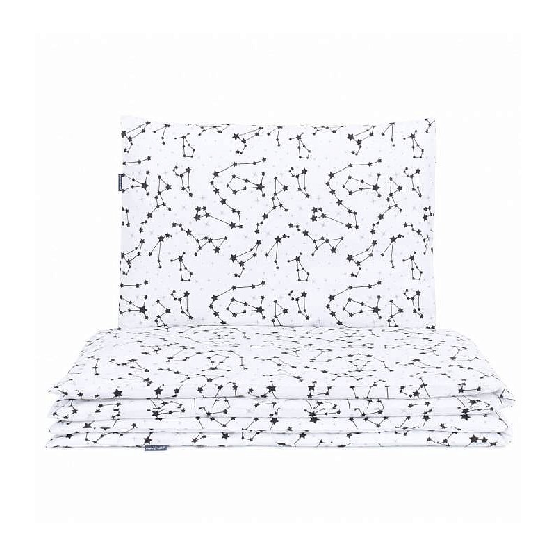 MamoTato gultas veļas komplekts 2D/ 135x100cm STARS, white 13987