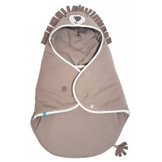 WALLABOO Coco Animal konverts 90x70cm, lion taupe