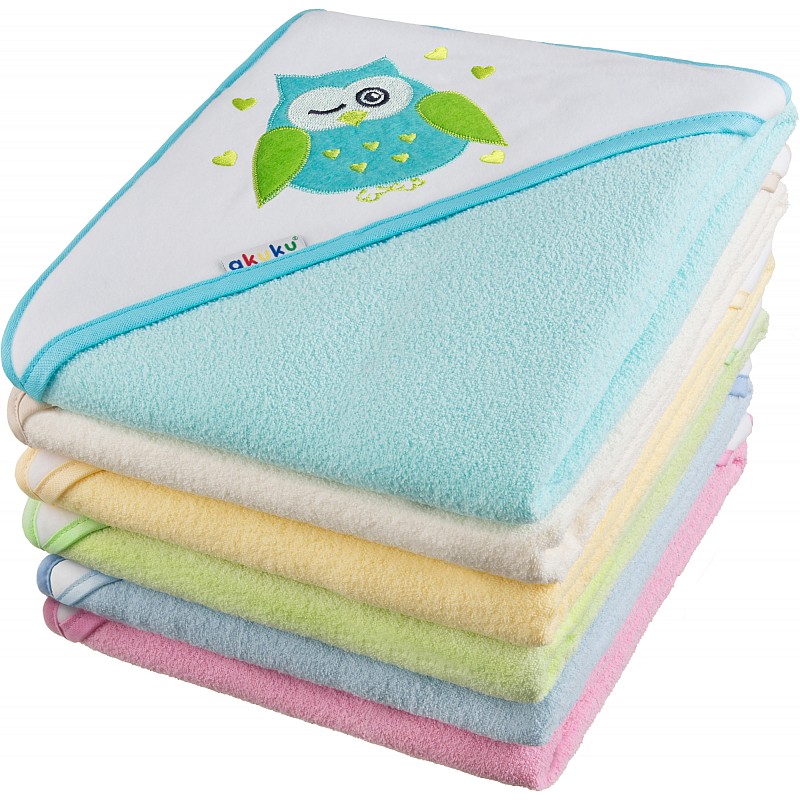 AKUKU Dvielis ar kapuci 80x80cm OWL A1233