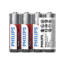 PHILIPS baterijas Power Alkaline, iepakojumā 4 gab LR6P4F/10