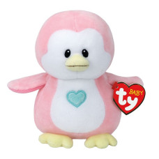 TY Baby Ty Mīkstā rotaļlieta PINK PENGUIN PENNY 15cm, TY32156