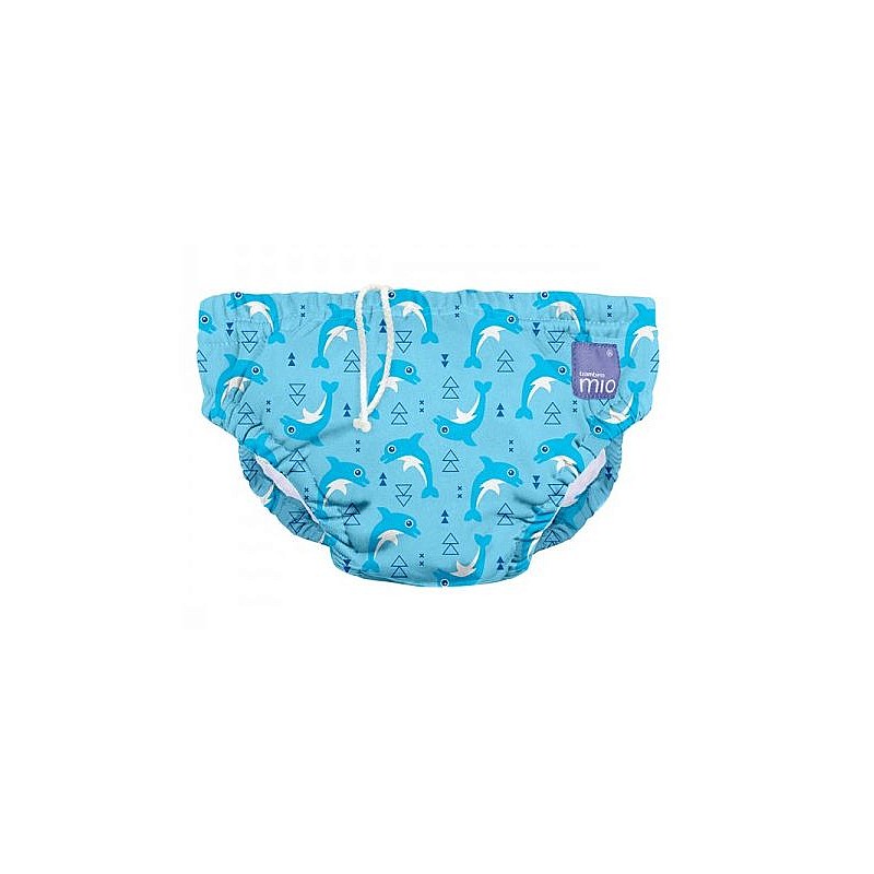 BAMBINO MIO Swim Nappies peldbikses DOLPHIN, M (7-9кг)