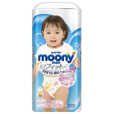 MOONY autiņbiksītes meitenēm Airfit XL 12-22kg 38 gab