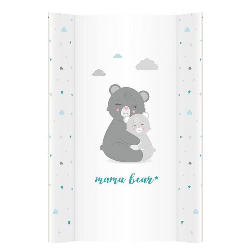 KLUPS MAMA BEAR 003 pārtinamā virsma ar mīkstu pamatni uz kumodi 70x50cm