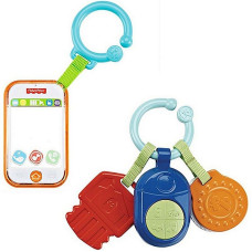 FISHER PRICE Mūzikalais grabulis Smartphone / Keys 1gab. DPK28