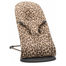 BABYBJORN Bouncer Bliss Cotton šūpuļkrēsliņš, Beige leopard 006075