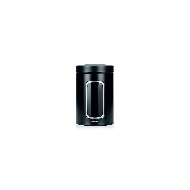 BRABANTIA kārba ar lodziņu,1.4 l Matt Black