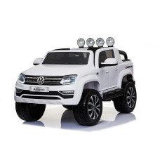 RAMIZ elektromobilis ar tālvadības pulti VOLKSWAGEN AMAROK 12V/10Ah balts