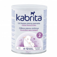 KABRITA 2 GOLD kazas piena maisījums no 6 mēn., 400g., KA12