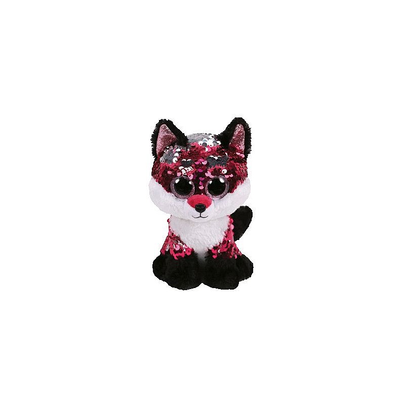 TY Flippables Mīkstā rotaļlieta JEWEL SEQUIN FOX reg 15cm, TY36270