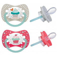 CANPOL BABIES Cupcake Simetriskas formas silikona māneklis 6-18m+ 23/283 ATLAIDE