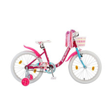 POLAR JUNIOR UNICORN Bērnu velosipēds 20", Pink (5-7g)