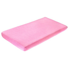 SENSILLO FROTTE palags ar gumiju 120x60cm Classic pink