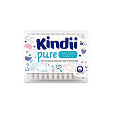 CLEANIC KINDII PURE Vates kociņi ierobežojumu 60gab.