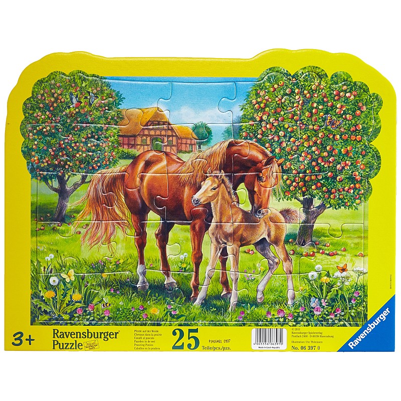 Ravensburger Plakanā puzle Zirgi 25gb. 3+ R 06397