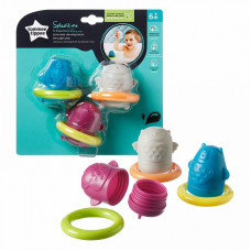 TOMEE TIPPEE vannas rotaļlieta Squirtee vannas pludiņi, 491009