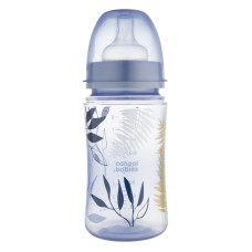 CANPOL BABIES EasyStart pretkoliku pudelīte, 240ml, GOLD, 35/240_blu