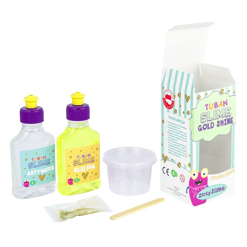 TUBAN Super slaima veidošanas komplekts Zelta mirdzums, TU3143