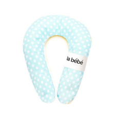 LA BEBE Snug Barošanas pakaviņš Mint Dots 20x70cm 85708